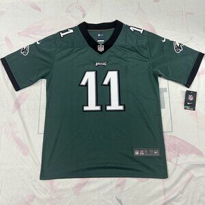 Nike AJ Brown #11 Philadelphia Eagles Green NFL No 11 Jersey